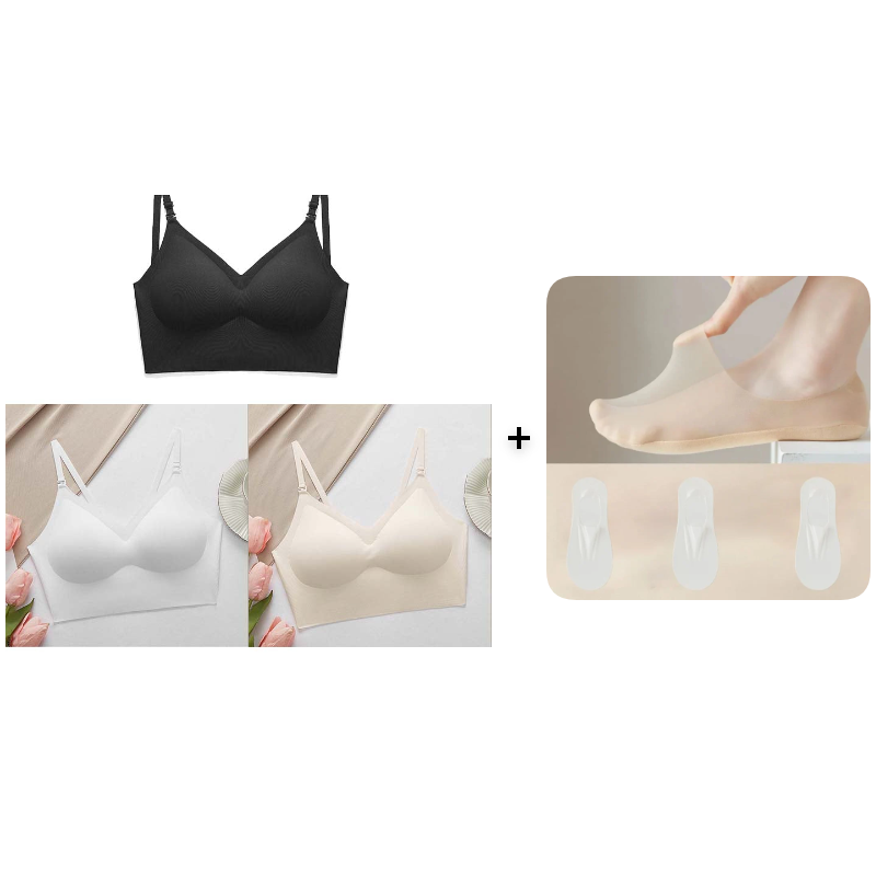 🔥Buy 2 Get 1 Free🎁Seamless U-Shaped Low Back Bra