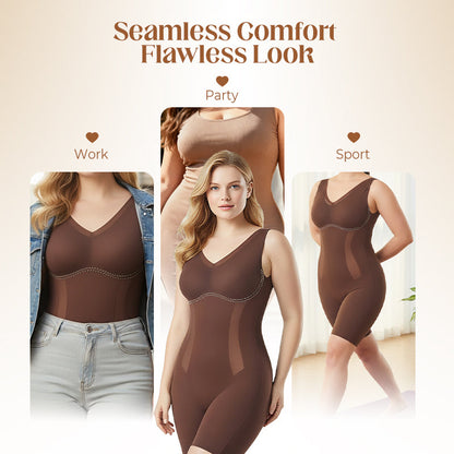 ⏳Time-limited Special⏰Tummy Tuck & Hip Lift Traceless One-piece Shapewear