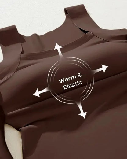 🔥💐Women's U Neck Thermal Tank Tops with Built-In Bra