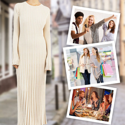 💕 Classy & Comfortable🌸Women’s Elegant Knitted Maxi Dresses