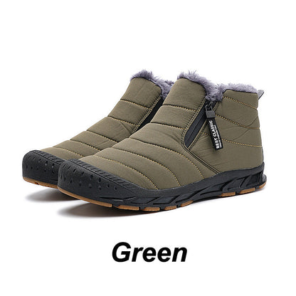 Winter Warm Faux Fur Lined Waterproof Outdoor Snow Boots