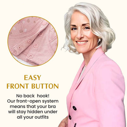 Comfortable & Convenient Front Button Bra