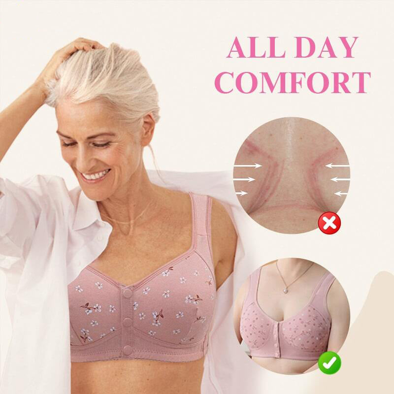 Comfortable & Convenient Front Button Bra