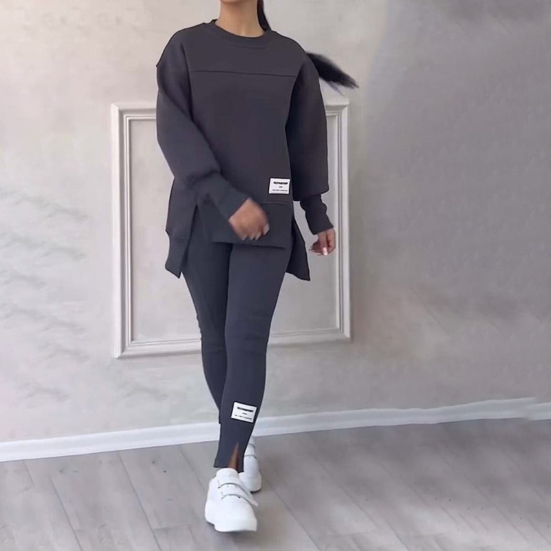 Women's Casual Sweatshirt Leggings Set