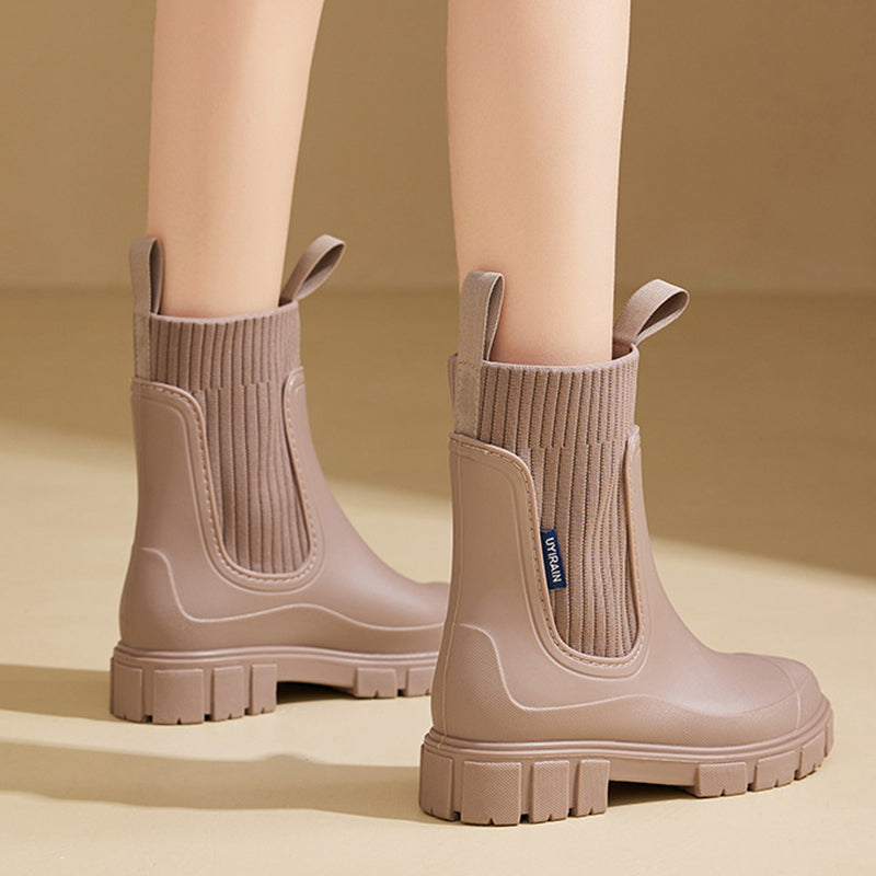 Waterproof Non-Slip Thick Sole Mid-Calf Boots