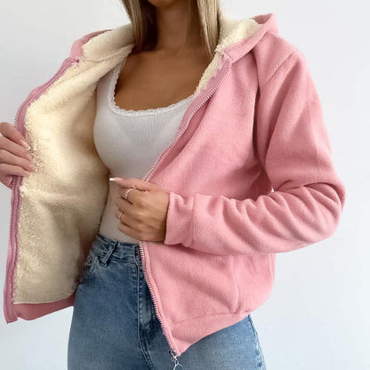 🎁Winter Hot Sale 49% OFF🔥Women's Lined Zip-Up Hoodies