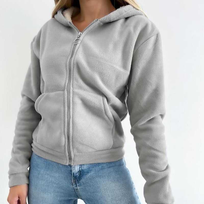 🎁Winter Hot Sale 49% OFF🔥Women's Lined Zip-Up Hoodies