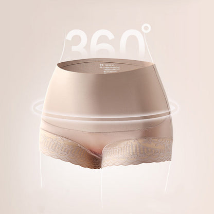 Silky High Waist Shaping Boxer Briefs