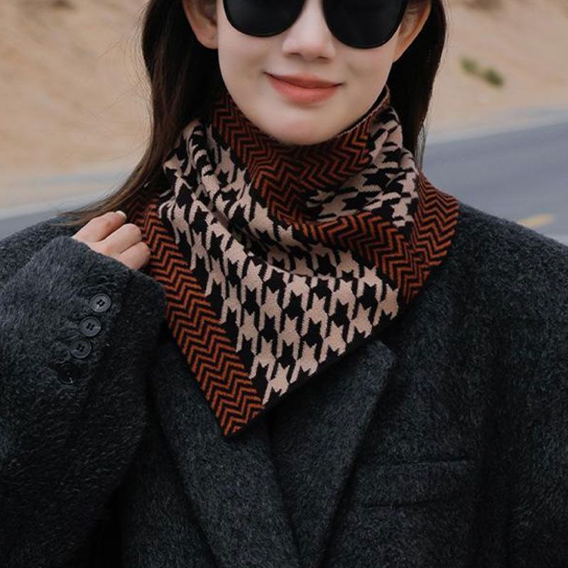 Nice Gift for Her! Delicate Triangle Neck Scarf