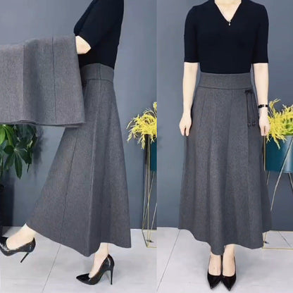 🔥Christmas Hot Sale 64% OFF 🎁Women’s Elastic High Waisted Thick Long Skirt