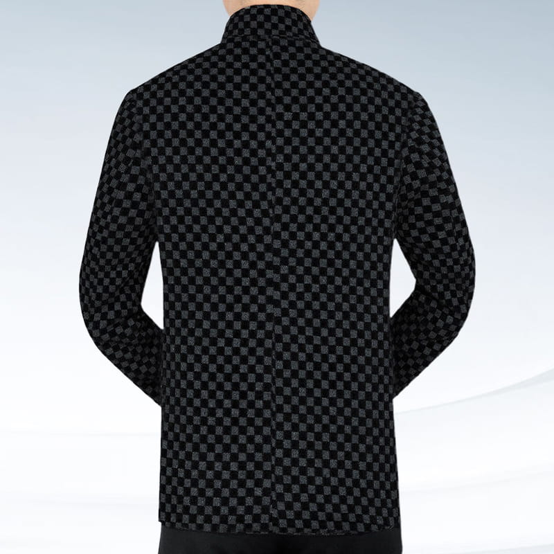 ❄️Winter Specials❄️Men’s Trendy Checkered Warm Jacket with Pockets