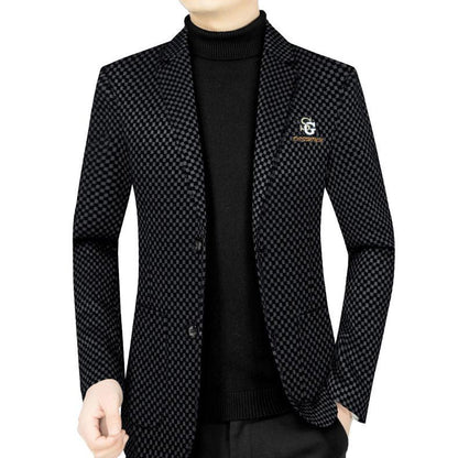 💖Men's Slim-fit Casual Suit Jacket【Comfortable and warm】