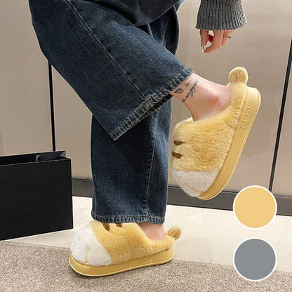 Winter Fluffy Plush Warm Slippers