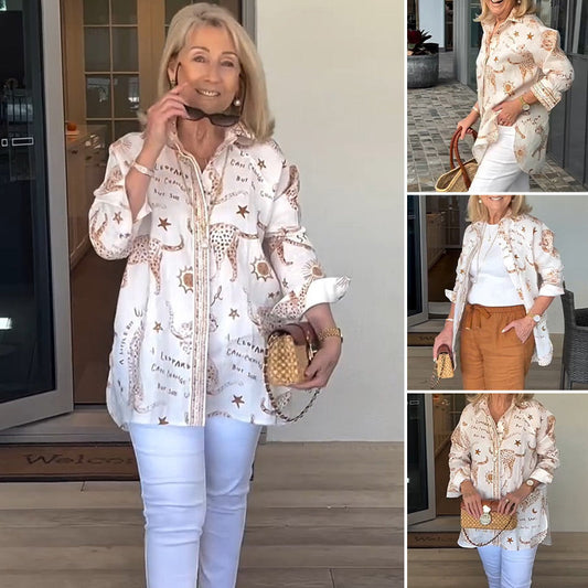 🌸Spring Specials🌸 Women’s Oversized Leopard Button-Down Shirt