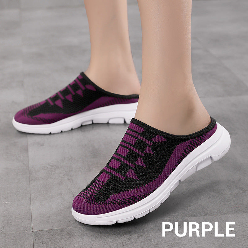 Comfortable & Breathable Closed-Toe Slide Slippers