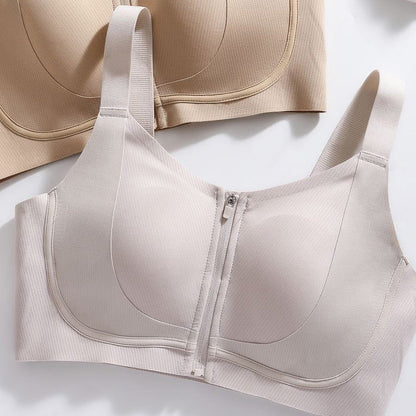 🔥Women's Anti-Sag Front Zipper Bra