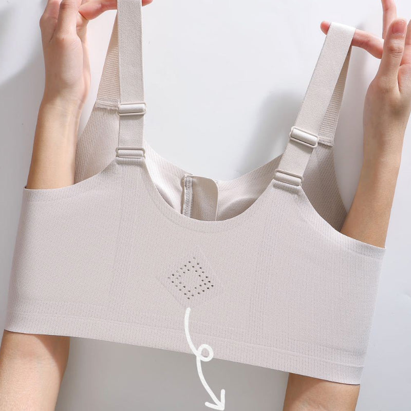🔥Women's Anti-Sag Front Zipper Bra