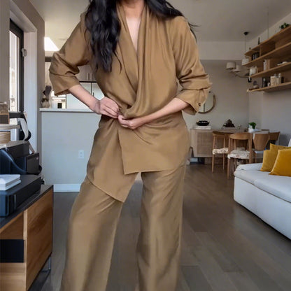 💖 Women’s Fashion Top Pants 2- Piece Set