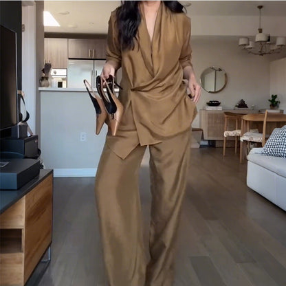 💖 Women’s Fashion Top Pants 2- Piece Set