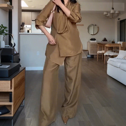 💖 Women’s Fashion Top Pants 2- Piece Set