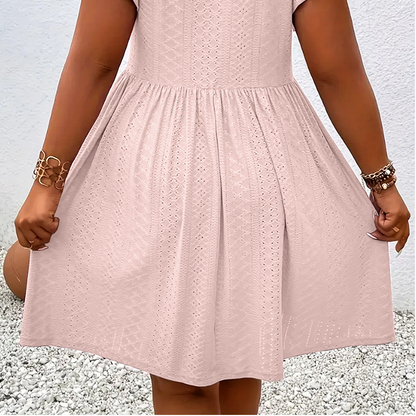 👗 Women's V-Neck Ruffle Trim Dress – Flattering, Soft & Perfect for Any Event 🌸