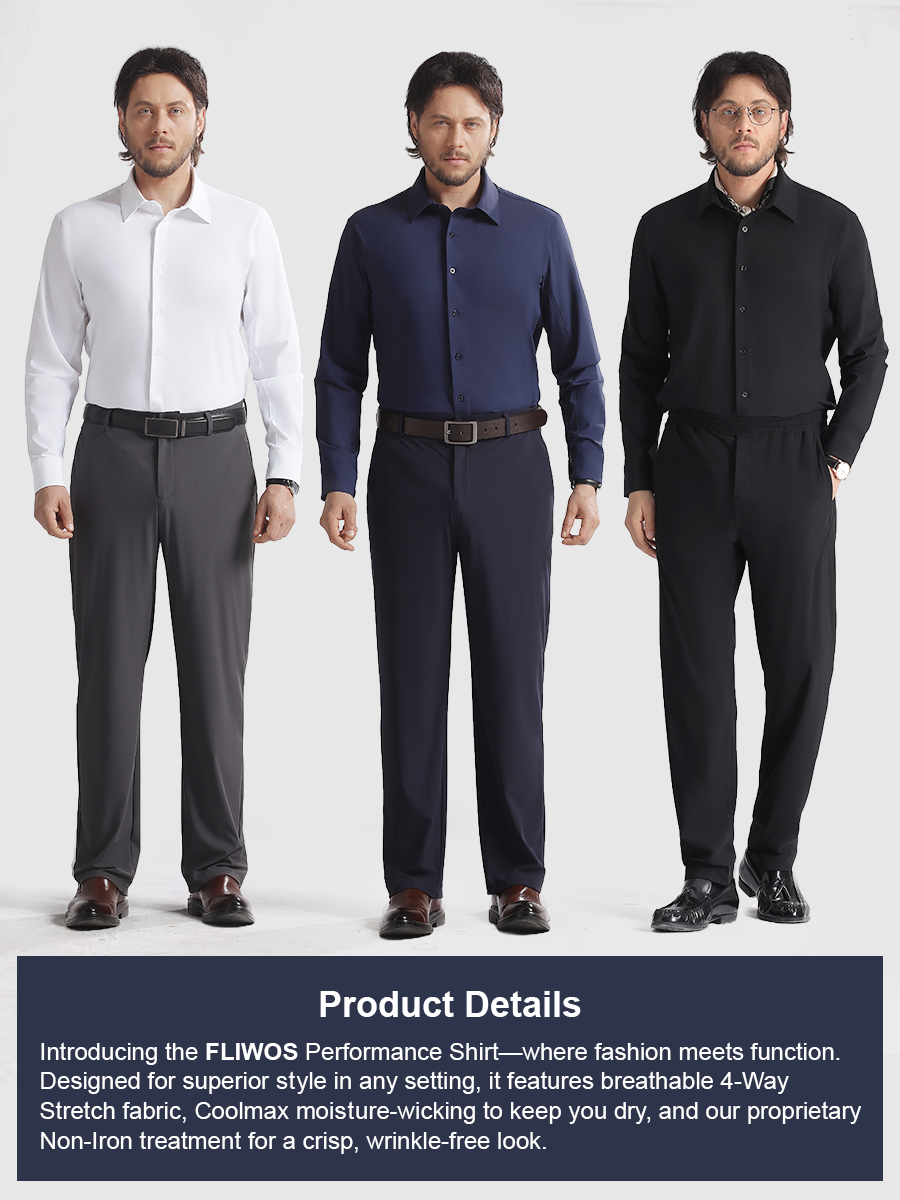👑Men's TriProof Stretch Iron-free Shirts