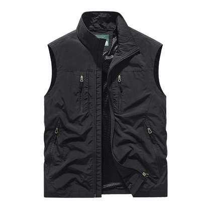 🔥🧥Men's Oversized Sleeveless Vest Jacket With Pockets