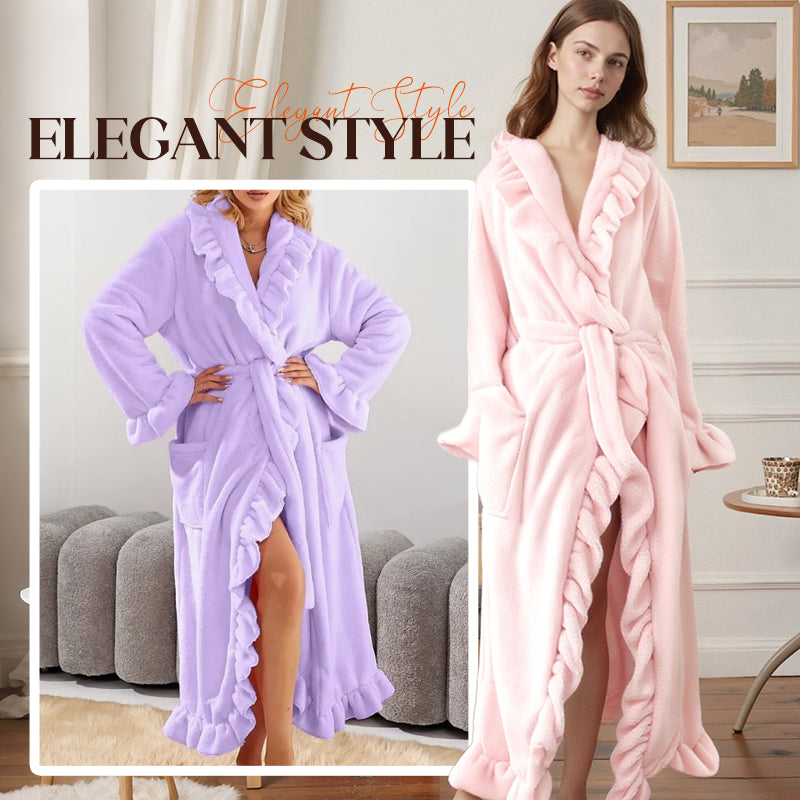 🔥✨Soft Fluffy Bathrobe 🧖♀️ – Skin-Friendly Fabric, Cozy Warmth for Post-Shower