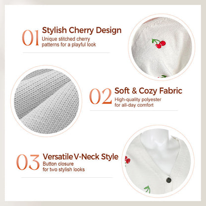 Women’s Casual Sweet Cherry Cardigan🍒