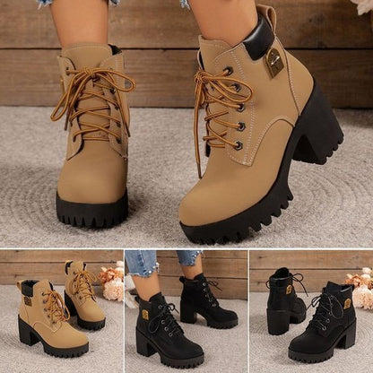 🎅New British Style Thick-soled Martin Boots