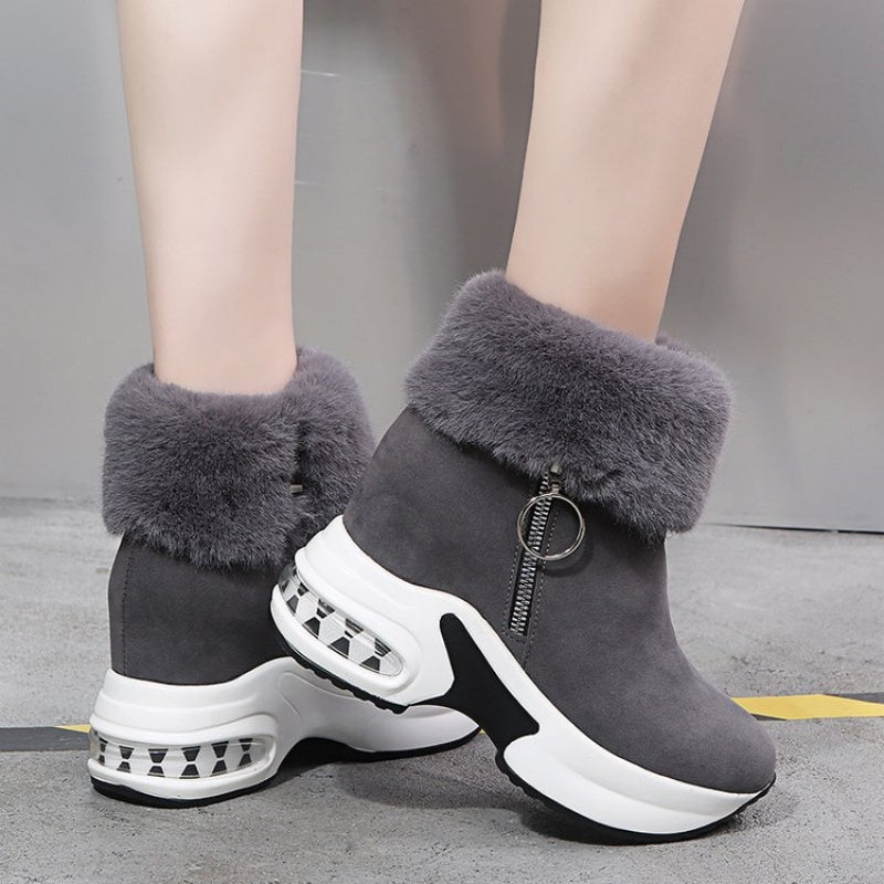 Women’s Thick Sole Lined Ankle Boots