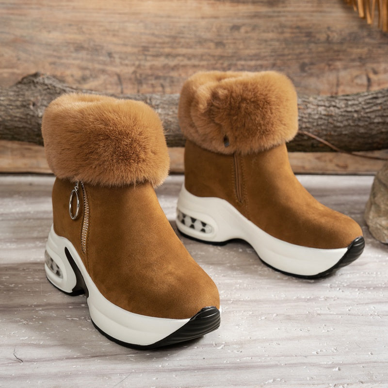 Women’s Thick Sole Lined Ankle Boots