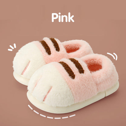 Cozy Cat Paw Slippers - Soft & Warm