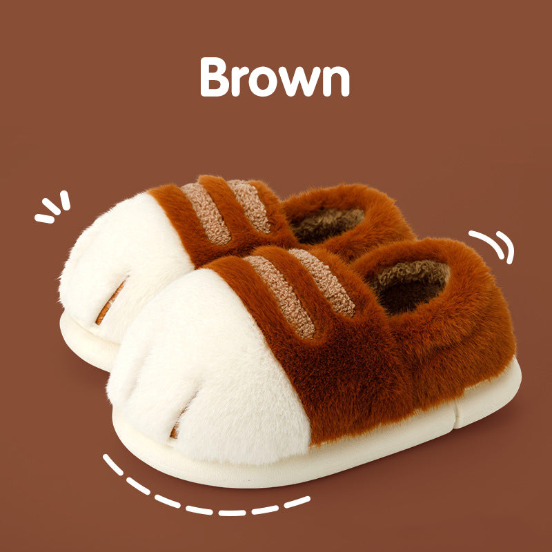 Cozy Cat Paw Slippers - Soft & Warm
