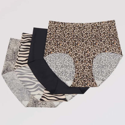 2-Piece Set💕Women's Seamless High Waisted Animal Print Underwear