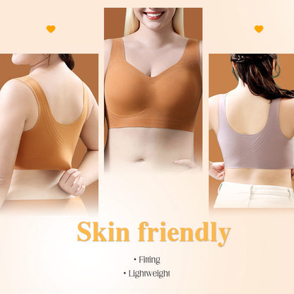 Breathable Soft Seamless Tank-Style Bra
