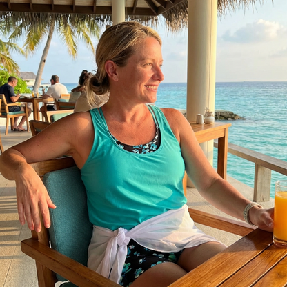 Women's 3-Piece Tankini Swimsuit with Boy Shorts