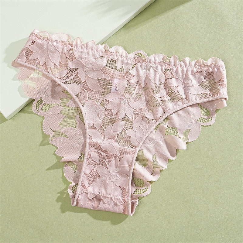 🔥BUY 1 GET 1 FREE!!🌸Women's Floral Lace Low-Waist Bikini Panty