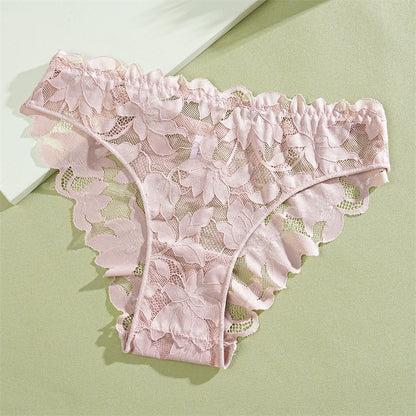 🔥BUY 1 GET 1 FREE!!🌸Women's Floral Lace Low-Waist Bikini Panty