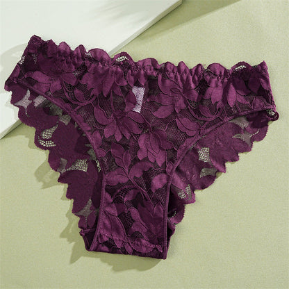 🔥BUY 1 GET 1 FREE!!🌸Women's Floral Lace Low-Waist Bikini Panty