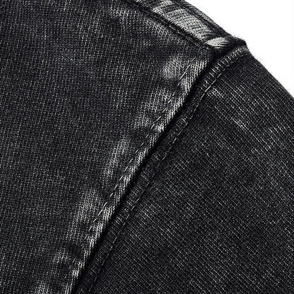 🔥Loose Vintage Solid Color Short Sleeve Top