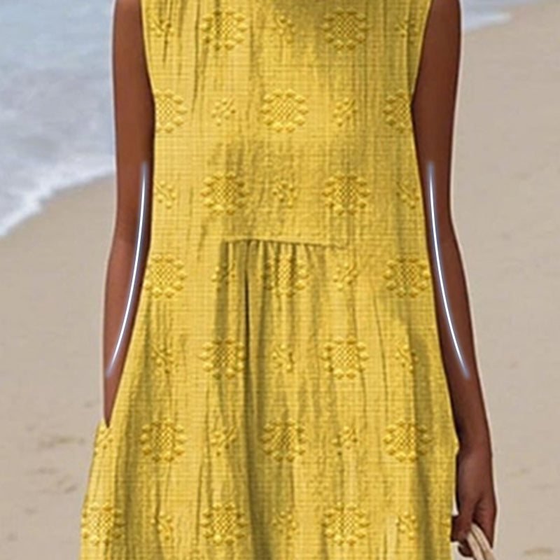 Women's Casual Sleeveless Midi Dress