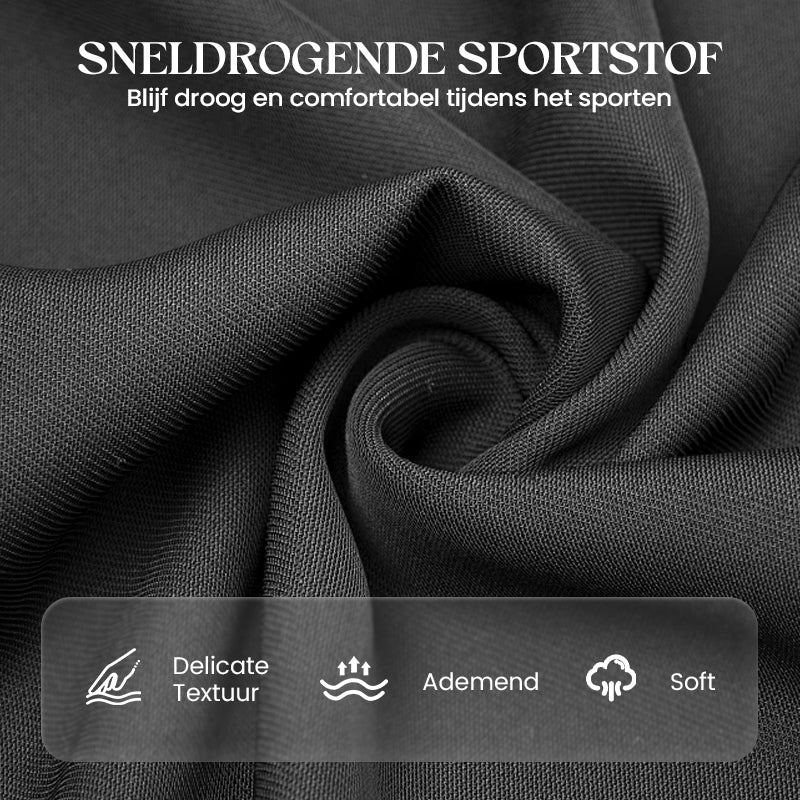 🏃 Breathable Athletic Shorts – Zippered Pockets, Quick-Dry & Elastic Waistband