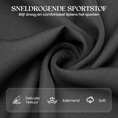 🏃 Breathable Athletic Shorts – Zippered Pockets, Quick-Dry & Elastic Waistband