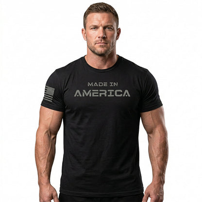 👕 Men's Athletic Fit Crew Neck Tee – Breathable Cotton, Perfect Stretch & Versatile Gym to Street ✨