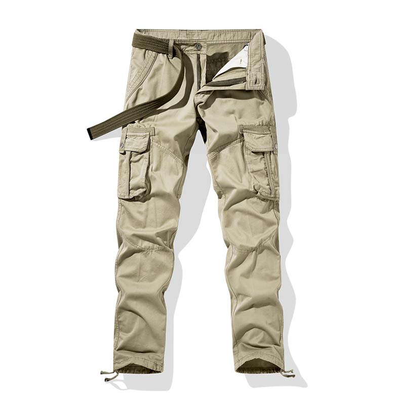👖 Men's Classic Tactical Cargo Pants – Multi-Pocket, Durable, Adjustable Cuffs 🔧