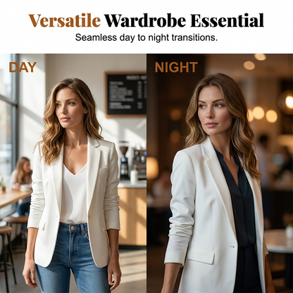 💃 Slim-Fit Lapel Blazer – Day-to-Night Polish 🌹