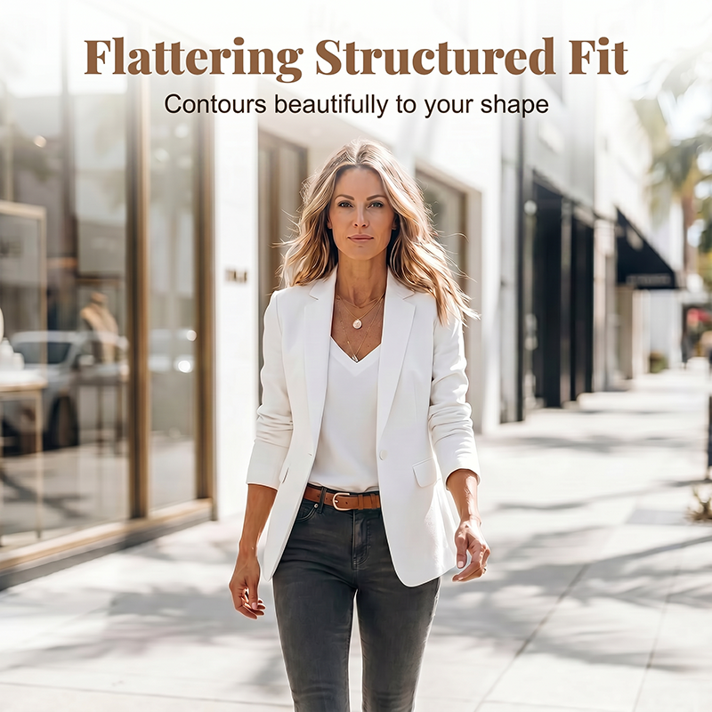 💃 Slim-Fit Lapel Blazer – Day-to-Night Polish 🌹