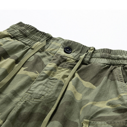 🩳 Men's Casual Relaxed Fit Cargo Shorts – Multi-Pockets, Breathable, Rugged 🌲