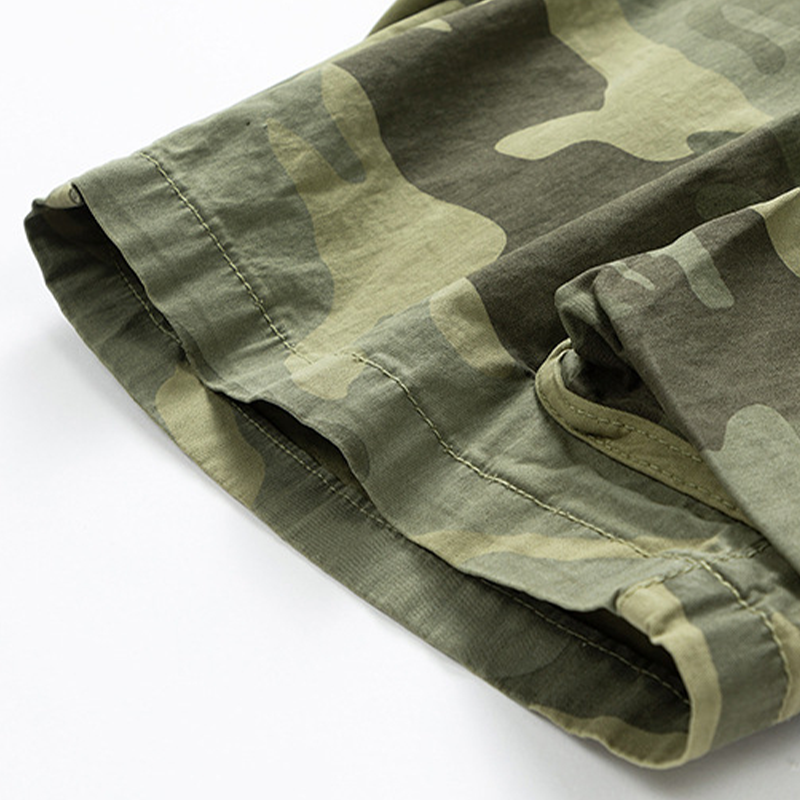 🩳 Men's Casual Relaxed Fit Cargo Shorts – Multi-Pockets, Breathable, Rugged 🌲